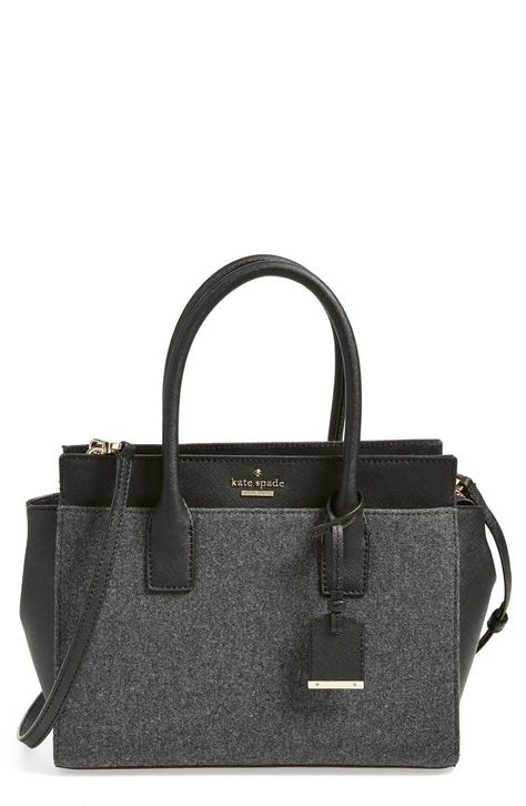 Leather Handbags Diy, Kate Spade Satchel, Grey Bag, Diy Handbag, Grey Flannel, Va Va Voom, Handbag Heaven, Bagpack, Beautiful Bags