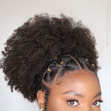 Cute Protective Hairstyles, Hairstyles For Natural Hair, Cabello Afro Natural, Cute Natural Hairstyles, Protective Hairstyles For Natural Hair, Quick Natural Hair Styles, Girls Natural Hairstyles, Natural Curls Hairstyles, 4c Hair