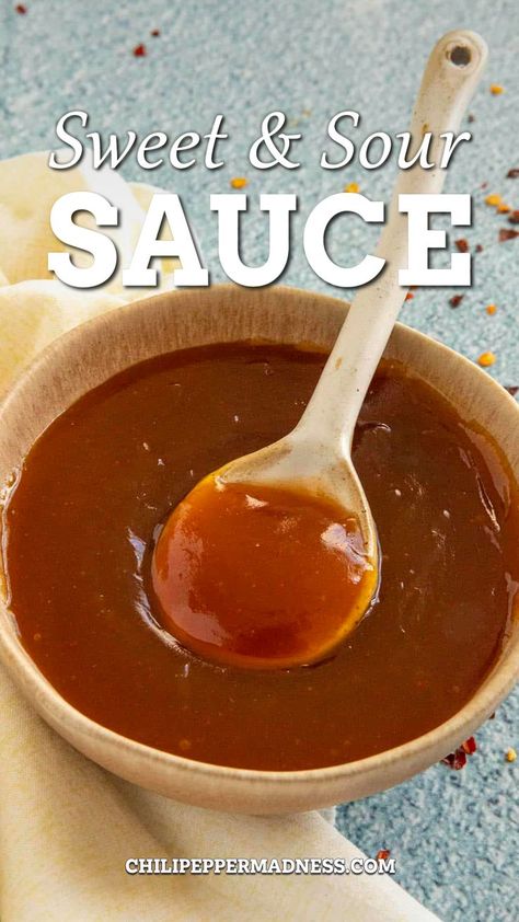 Homemade Sweet and Sour Sauce. Sweet Tempura Dipping Sauce, Plum Dipping Sauce Recipe, Zaxbys Sweet And Spicy Sauce Recipe, Thai Sweet And Sour Sauce, Vegan Sweet And Sour Sauce, Authentic Sweet And Sour Sauce, Sweet And Sour Sauce For Chicken, Sweet And Sour Sauce With Pineapple, Sweet Ans Sour Sauce