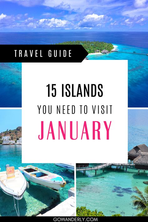 Explore the top islands to visit in January with our detailed travel guide. Travel Island, Best Islands To Visit, Islands To Visit, Best Island Vacation, Winter Air, Winter Travel Destinations, Winter Destinations, Tropical Escape, Galapagos Islands