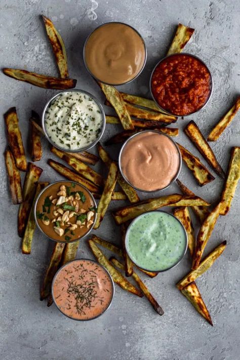 7 Easy & Delicious Dipping Sauces - Dash of Mandi Food Dips, Comeback Sauce, Roasted Garlic Aioli, Philly Food, Dipping Sauces, Fry Sauce, Party Dishes, Healthy Appetizers, Latest Recipe