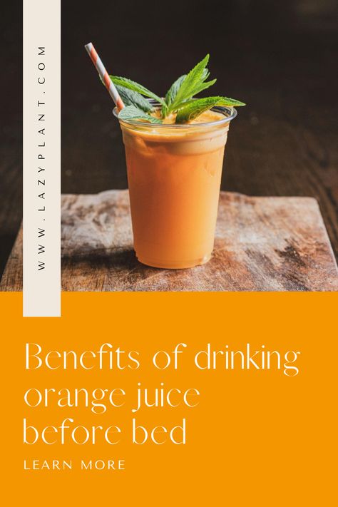 Incorporating orange juice into your pre-bedtime routine may enhance sleep onset, quality, and duration. Its abundant vitamins, minerals, and antioxidants can support restful sleep and aid in weight loss. To mitigate its high sugar content, consider using modest amounts to flavor nutrient-rich vegetable juices such as celery, spinach, kale, or parsley. Glass Of Orange Juice, Vegetable Juices, Drinks Before Bed, High Sugar, Vegetable Juice, Balanced Meals, Healthy Juices, Bedtime Routine, Night Cap