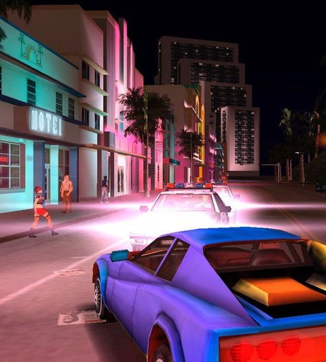 Retrowave Art, California Wallpaper, Gta Vice City, Grove Street, Gta Sa, City Games, Vice City, Beach Games, New Retro Wave