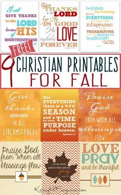 Free Christian Printables, Lunchbox Notes, Fall Beauty, Christmas Fonts, Christian Printables, Fall Printables, Free Bible, Subway Art, Fabulous Fall