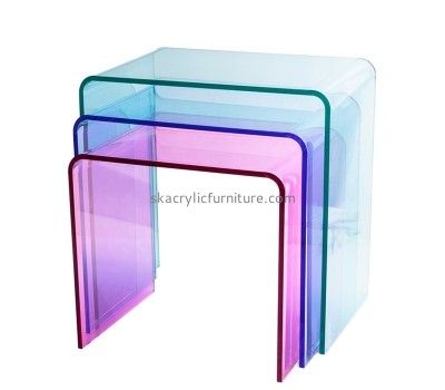 China plexiglass manufacturer custom acrylic side coffee table AT-866 Acrylic Table Decor, Plexiglass Table, Clear Coffee Table, Lucite Chairs, Clear Chairs, Furniture Acrylic, Acrylic Chair, Acrylic Coffee Table, Acrylic Furniture