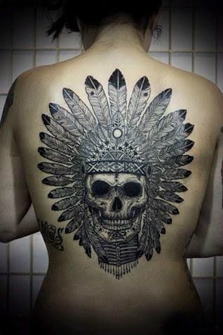 <3 Indian Skull Tattoos, Native American Tattoo Designs, Backpiece Tattoo, Hawk Tattoo, Mexican Tattoo, Native American Tattoo, Native American Tattoos, Maori Tattoos, Indian Skull