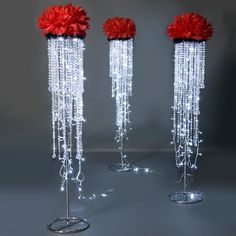 Dripping with Diamonds Stand Kit Wedding Columns, Diamond Party, Tafel Decor, Prom Decor, Prom Theme, Summer Decorating Ideas, Wedding Stage, Tall Vases, Summer Decorating