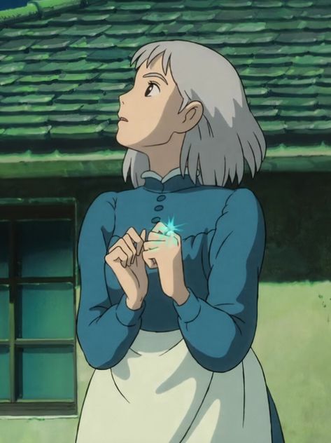 Sophie Howl's Moving Castle, قلعة هاول المتحركة, Sophie Hatter, Howl's Moving Castle Howl, Howls Moving Castle Art, 하울의 움직이는 성, Personajes Studio Ghibli, Studio Ghibli Background, Howl And Sophie