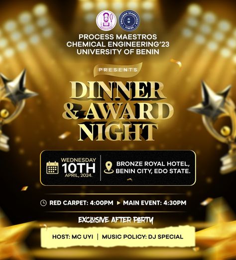 Creative Dinner, Work Posters, Latest African Men Fashion, Dinner Night, Social Media Advertising Design, Awards Night, Graphic Design Flyer, Flyer Ideas, Creative Poster