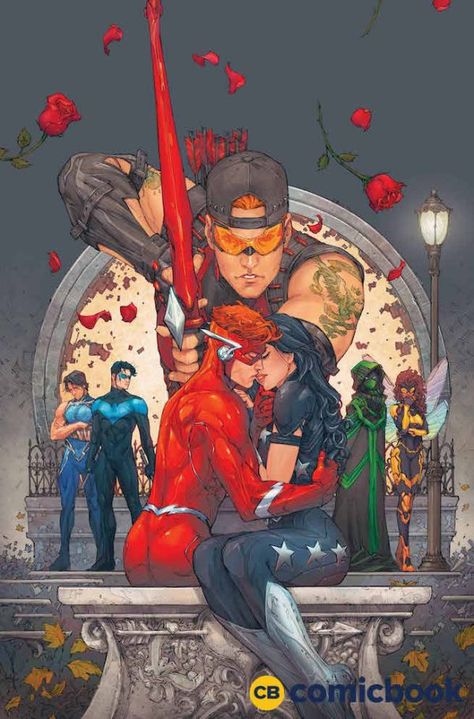 Wally West And… Donna Troy? Together? What Will Roy Say? Titans Rebirth, Kenneth Rocafort, Wally West, Teen Titan, Kid Flash, Arte Dc Comics, Dc Comics Characters, Detective Comics, Dc Comics Art