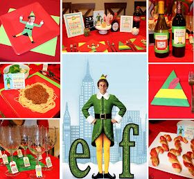 Movie Elf Food Ideas, Elf On The Shelf Dinner Ideas, Elf Movie Themed Party Food, Buddy The Elf Dinner Ideas, Elf Movie Night Food Ideas, Elf Movie Themed Dinner, Elf Movie Printables Free, Elf Themed Movie Night, Elf Movie Dinner Ideas