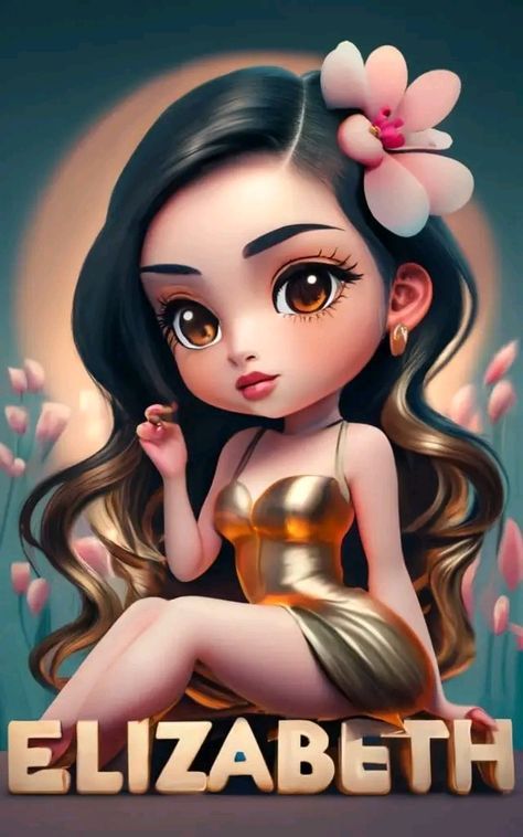 Elizabeth Name, Blasian Babies, Letter Art Design, Best Friends Forever Quotes, Pretty Phone Wallpaper, Android Wallpaper Flowers, Harley Quinn Art, Cute Flower Wallpapers, Name Wallpaper