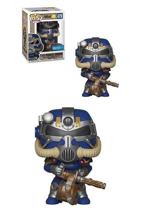 Pop! Funko 479 Fallout 76 - Blue Tricentennial Power Armor (Walmart Exclusive)-Fallout-video game-Gamer gift-Collection-*As an amazon afflitate i earn from qualfying purchases Fallout Merch, Power Armor, Gamer Gifts, Fallout, Bobble Head, Gift Collections, Toys Games, Blue, Gifts