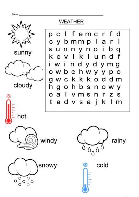 Season And Weather Worksheet, Weather And Seasons Activities, Weather Worksheets 2nd Grade, Season Worksheets For Kids, In On Under, Seasons Worksheets For Kids, Weather Worksheets Preschool, Weather Worksheets For Kids, Weather Esl