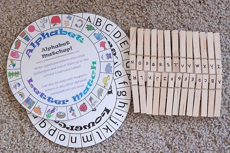 Beginning sounds clothes pin activity. Can be used for end sounds, vowel sounds, letter or number recognition Alphabet Matching, Preschool Literacy, Letter Activities, Busy Bags, Kindergarten Literacy, Kindergarten Reading, Learning Letters, Homeschool Preschool, Alphabet Activities