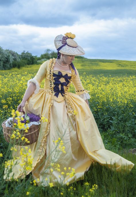 18th century inspired bridal frock in silk taffeta - by Prior Attire. photo - Pitcheresque Imagery Damsel In This Dress, 18th Century Dress, Rococo Fashion, 18th Century Costume, 18th Century Clothing, Beautiful Long Dresses, Century Dress, Beautiful Beach Wedding, Old Fashion Dresses