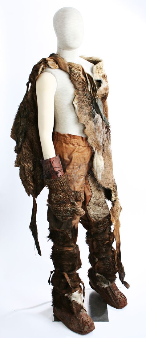 Paleolithic Clothing, Barbarian Clothing, Scorpion King, Lumberjack Costume, Caveman Costume, Barbarian Costume, Primitive Clothing, Fur Costume, Armor Clothing