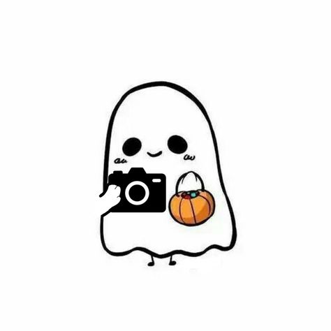 Cartoon Ghost, Camera Drawing, Imagination Art, Ghost Tattoo, Desktop Wallpaper Organizer, Ghost Cartoon, Camera Art, Ghost Png, Cute App