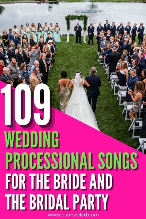 Wedding Processional Songs Country, Songs For The Bride To Walk Down To, Bride Processional Songs, Prelude Songs For Wedding, Songs For Seating Of Parents At Wedding, Wedding Party Songs To Walk Down Aisle, Groom Entrance Song Ceremony, Bridal Party Introduction Songs, Entrance Songs For Wedding Party