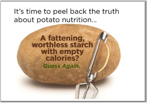 Peel Back The Truth on Potato Nutrtion Potato Board, Potato Nutrition Facts, Whole Foods Plant Based, Fruit Nutrition Facts, Banana Benefits, Nutrition Club, Nutrition Certification, Nutrition Month, Calcium Rich Foods