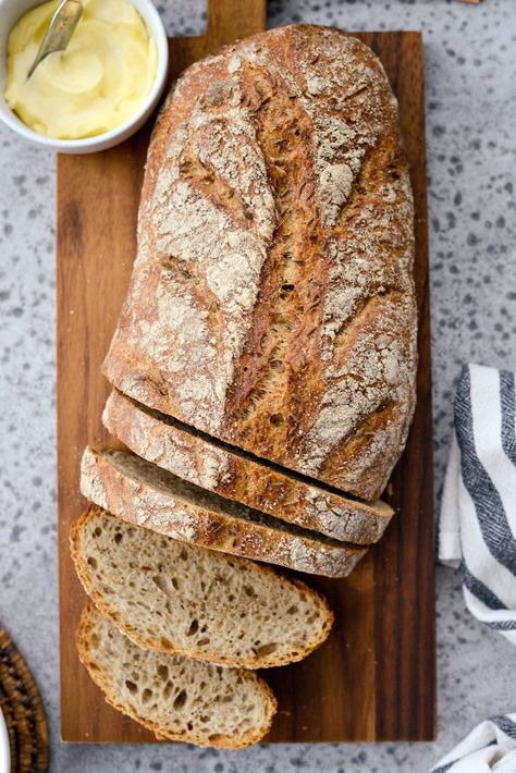 Cast Iron Rye Bread, No Yeast Rye Bread Recipe, Vegan Rye Bread Recipe, Alkaline Rye Bread Recipe, Recipe For Rye Bread, Healthy Rye Bread Recipe, Bread Recipes Rye, Whole Wheat Rye Bread Recipe, Rye Bread Bread Machine Recipe