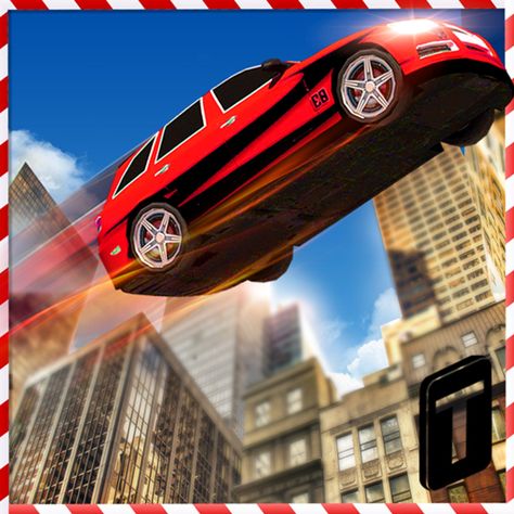 Crazy Car Roof Jumping 3D         -- You can get additional details at the image link. (This is an affiliate link) #AppsGames Car Jumping, Crazy Stunts, City Environment, Games Car, Weird Cars, Racing Seats, Fantasy City, Car Games, Car Images