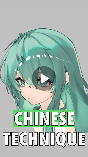 Kraymer Art on Instagram: "How to *actually* paint hair using the secret Chinese technique . . . #arttutorial #art #painting #hairtutorial #digitalart #drawing #paint #howto #hair #howtopaint #animehair #anime #animeart #animetutorial #digitalpainting #procreate" Xiaongshu Art Tutorial, Xiaohongshu Digital Art Tutorial, Xiaohongshu Drawing Tutorial, Render Hair Tutorial, Chinese Art Tutorial, How To Color Hair Digital, Xiaohongshu Art Tutorial, Xiaohongshu Art, How To Paint Hair