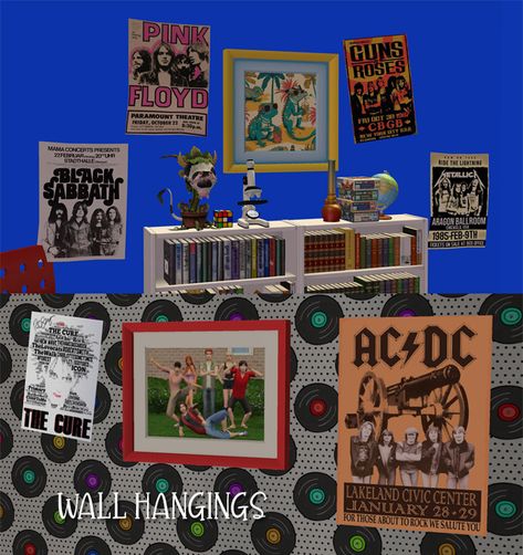 Sims 4 Records Cc, Vinyl Sims 4 Cc, Sims 4 Tapestry Cc, Hanging Records, Ikea Ad, Yard Flamingos, Paramount Theater, Chia Pet, Sims 2 Mods