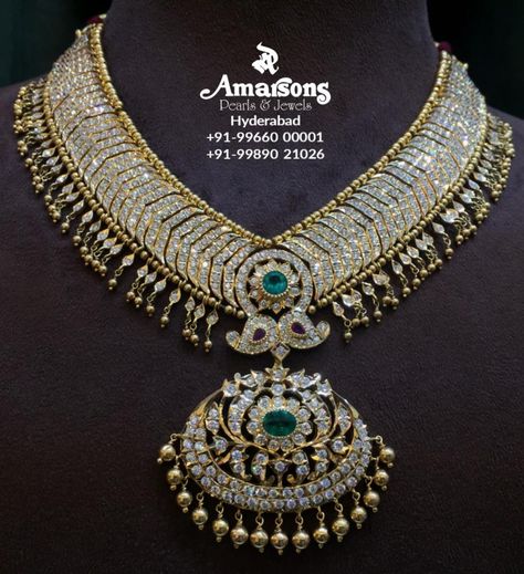 Gold Bridal Necklace, Diamond Wedding Jewelry, Elegant Jewellery, Gold Jewelry Simple Necklace, Pearl Jewels, Antique Bridal Jewelry, Bridal Diamond Jewellery, Gold Jewelry Stores, Antique Jewelry Indian