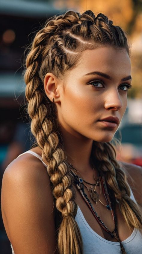 How to Style Jumbo Boho Rope Braids Effortlessly? 🌟 Rockstar Braids, Braids For Mexican Women, Half Braids Half Curls, Hair Dutch Braids, Braided Hairdo, Braided Ponytail Hairstyles, Lob Haircut, Trendy Hairstyle, Braids With Extensions