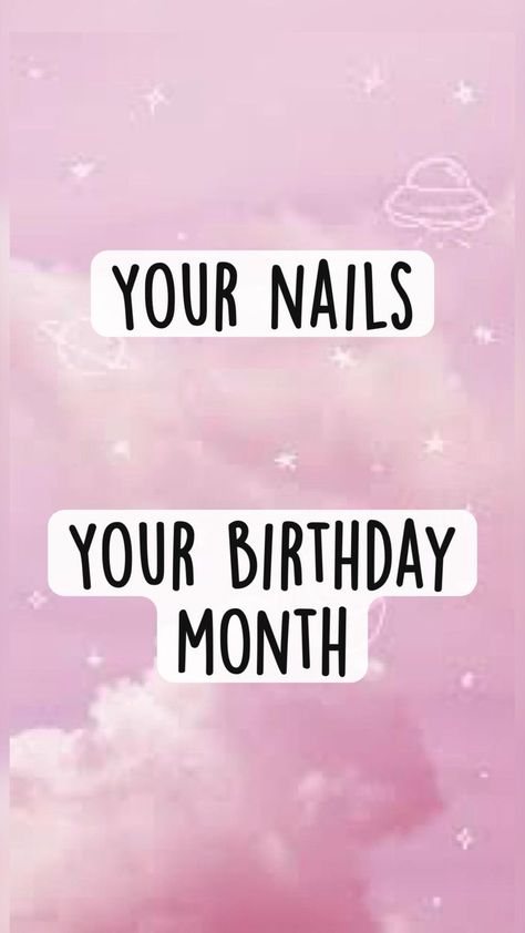 Your nails Your birthday month in 2022 | Birthday month, Best friend activities, Things to do at a sleepover Your Birthday Your Nails, Your Month Your Thing, Your Birthday Your, Your Birthday Month, Quinceanera Nails, Girly Christmas Gifts, Best Friend Quiz, Cute Pink Nails, Friend Quiz