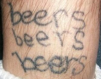 Bad Stick And Poke, Stick And Poke Tattoos, Beer Tattoos, Terrible Tattoos, Stick N Poke, Stick N Poke Tattoo, Bad Tattoos, Poke Tattoo, Stick And Poke