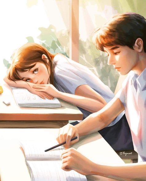 Romantic Webtoon, Digital Illustration Wallpaper, Manhwa Art Style, Webtoon Pfp, Manhwa Art, Instagram Crush, Love Cartoon Couple, Really Cool Drawings, Animated Wallpapers For Mobile