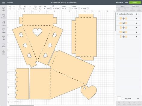 Pumpkin Pie Plushie + Box Make a Perfect Thanksgiving - Jennifer Maker Pie Box Template, Cricut Pumpkin, Jennifer Maker, Pie Box, Pie Pumpkin, Thanksgiving Craft, Perfect Thanksgiving, Fall Food, Box Patterns