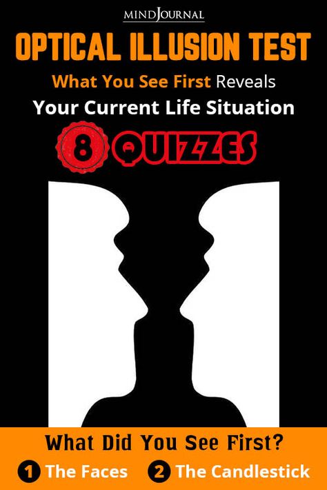 8 Optical Illusions: What Did You See First? Your Answer Reveals Your Current Life Situation Illusion Test, Optic Illusion, Personality Test Psychology, Personality Type Quiz, Quiz Personality, Brain Teasers Riddles, Eye Tricks, Thinking Cap, Improve Your Memory