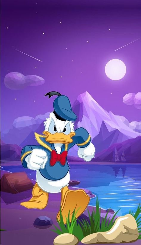 Duck Phone Wallpaper, Donald Duck Wallpaper, Iphone Wallpaper Disney, Duck Quack, Disney Phone Backgrounds, Wallpapers Disney, Disney Best Friends, Popular Cartoon Characters, Donald And Daisy