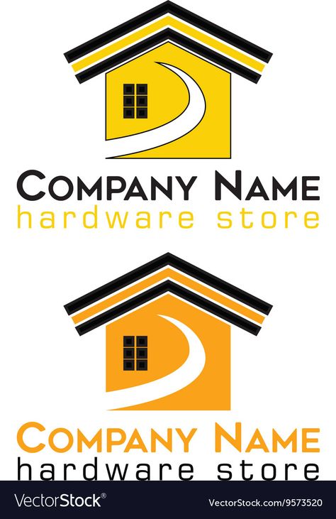 Hardware Store Design, Hardware Store Logo, Store Names Ideas, Logo Idea, Shop Logo Design, Hardware Shop, House Vector, Hardware Store, Shop Logo