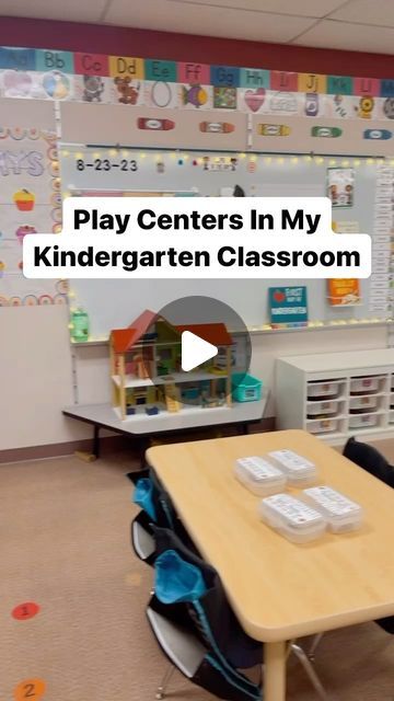 Free Play Centers Kindergarten, Art Center Ideas Preschool, Best Kindergarten Classroom Setup, Preschool Setup Classroom, Play Based Kindergarten Classroom Setup, Preschool Play Centers, Preschool Classroom Ideas Setup, Play Centers Kindergarten, Kindergarten Play Centers