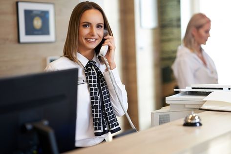 Photo receptionist answering phone at ho... | Premium Photo #Freepik #photo #hotel-reception #receptionist #luxury-lifestyle #hotel-receptionist Hotel Front Desk, Hotel Reception Desk, Canada Pictures, Hotel Reception, Japanese Men, Reception Desk, Premium Photo, Front Desk, Luxury Hotel