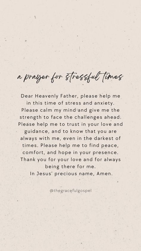 Prayer For Stressful Times, Worry Quotes Bible, Worry Bible Verses, Prayer For Worry, Sarah Phillips, Worry Quotes, Comforting Bible Verses, Soli Deo Gloria, Powerful Bible Verses