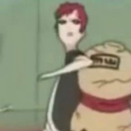 Anime Paused Moments, Naruto Paused Moments, Naruto Low Quality Pics, Gaara Funny, Never Pause Naruto, Naruto Low Quality, Cursed Icons, Gaara Icon, Demon Slayer Naruto