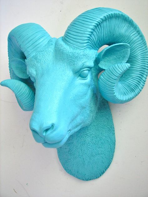 Ram Sculpture, Sheep Paintings, Big Horn Sheep, Animal Adaptations, Swans Art, Ram Head, Illumination Art, The Ram, Hanging Home Decor