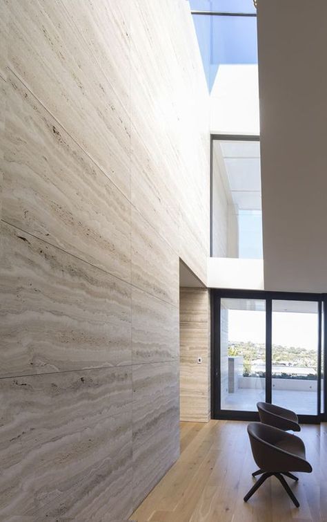 Marble Factory, Travertine Wall, Turkish Marble, Marble Block, Travertine Floors, Stone Facade, Rammed Earth, Modern House Exterior, Interior Design Projects