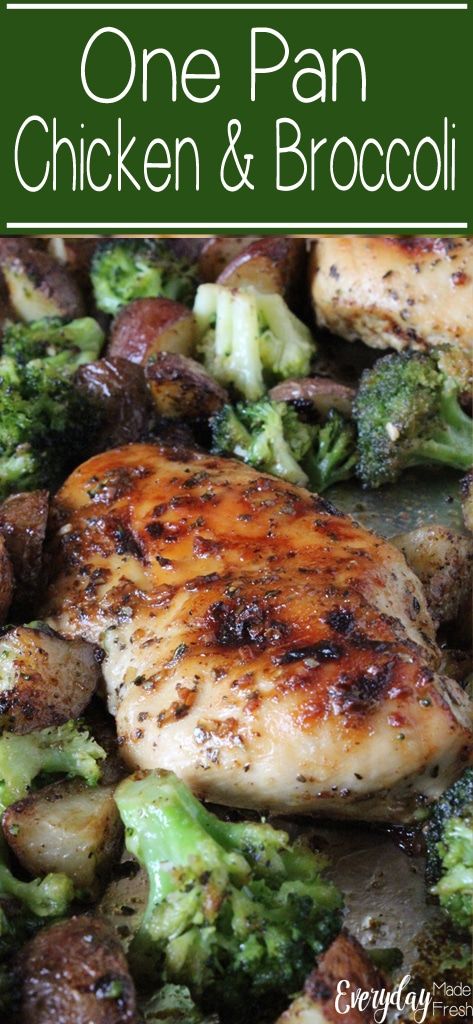 One Pan Chicken And Broccoli, Couscous Chicken, Pan Chicken Breast, Crispy Broccoli, Broccoli And Potatoes, One Pan Dinner, One Pan Chicken, Chicken And Broccoli, Chicken Potatoes