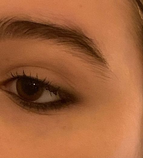 Makeup Inspo Downturned Eyes, Heavy Under Eye Makeup, Round Almond Eyes Eyeliner, Subtle Smudged Eyeliner, Natural Makeup Looks No Eyeliner, Makeup Ideas Grunge Simple, Eye Makeup Inspo Natural, Subtle Brown Makeup, Subtle Eyeliner Looks