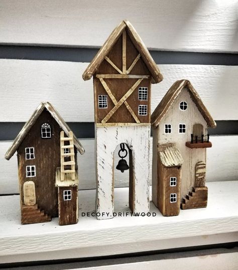 DEC❤️FY | 💯 #handmade #withlove #decofy #wooden #wood #decorative #tinyhouse #nature #woodenlove #driftwoodart #wooddesign #ev #haus #tree… | Instagram Christmas Craft Ideas, Wooden Houses, Christmas Craft, Handmade Design, Craft Ideas, Wood, Instagram, Design, Wooden House