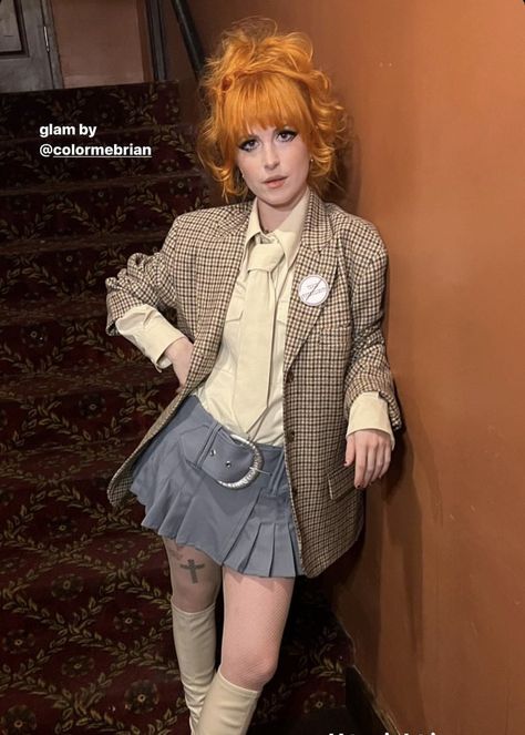 Haley Williams This Is Why, Hayley Williams Iconic Outfits, Haley Williams 2023, Hayley Williams Inspired Outfits, Paramore Outfits Hayley Williams, Paramore Aesthetic Outfits, Paramore Outfits Style, Hayley Williams Tour Outfits 2023, Hayley Williams Outfits 2023