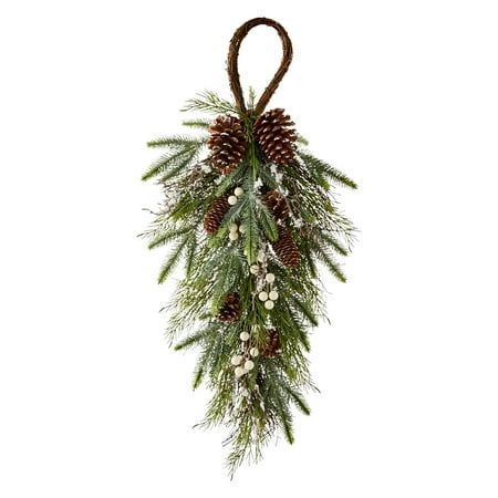 https://pin.it/1ko0LXsKE Green And White Holiday Decor, Christmas Wreath With Deer Antlers, Christmas Natural Decor, Christmas Door Swags, Christmas Swags Ideas, 1890 House, Montana Christmas, Elegant Fall Wreaths, Outside Christmas Decorations