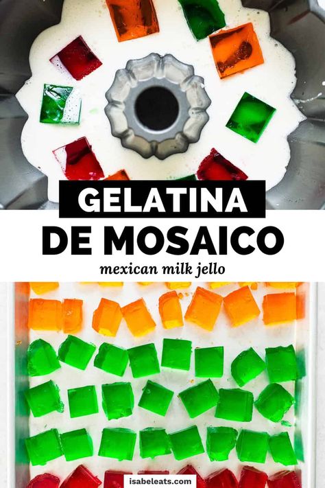 Gelatina de mosaico is a stunningly vibrant and delicious Mexican dessert perfect for your next party! Fun and easy to make! Mosaic Jello Mexican, Mosaic Jello, Grilled Corn Salsa, Turkey Pumpkin Chili, Most Pinned Recipes, Mexican Pork, Chicken Tacos Easy, Mexican Chorizo, Mexican Sauce