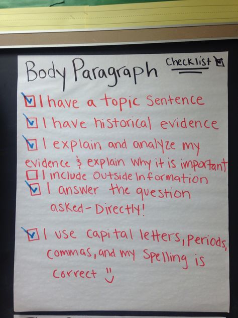 How To Write A Body Paragraph, Body Paragraph Starters, Body Paragraph Anchor Chart, Paragraph Checklist, Paragraph Starters, Analytical Paragraph, Essay Body Paragraph Starters, Paragraph Writing Checklist, Paragraph Structure